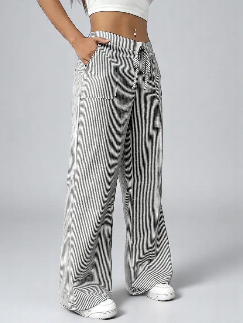 Marrievelle | Elegant Striped Pants