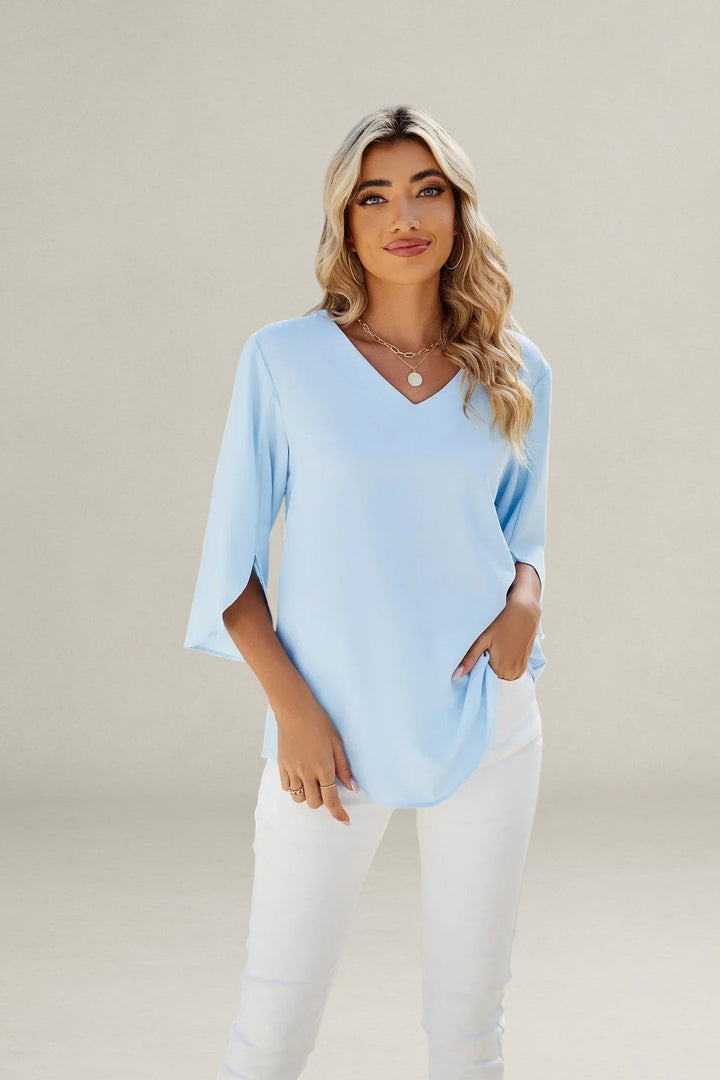 Marrievelle | V-neck Blouse