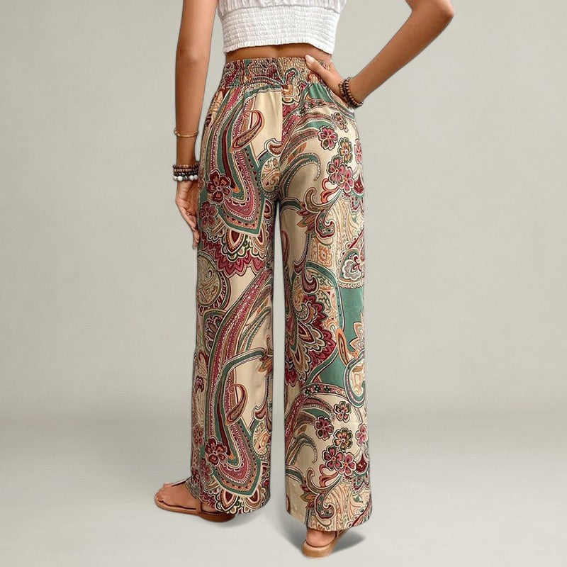 Marrievelle | Bohemian Print Pants