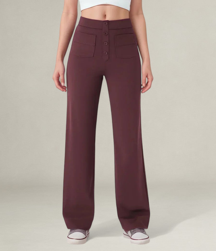Marrievelle | High Waist Elastic Trousers
