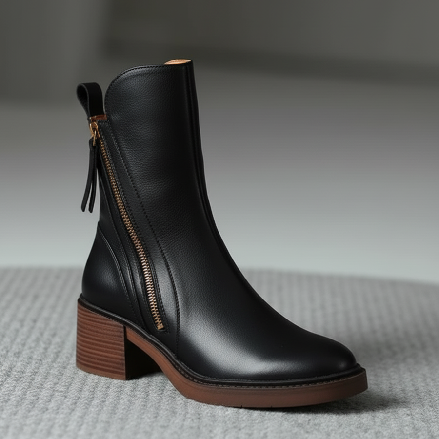 Valorine | Comfort Zip Ankle Boots
