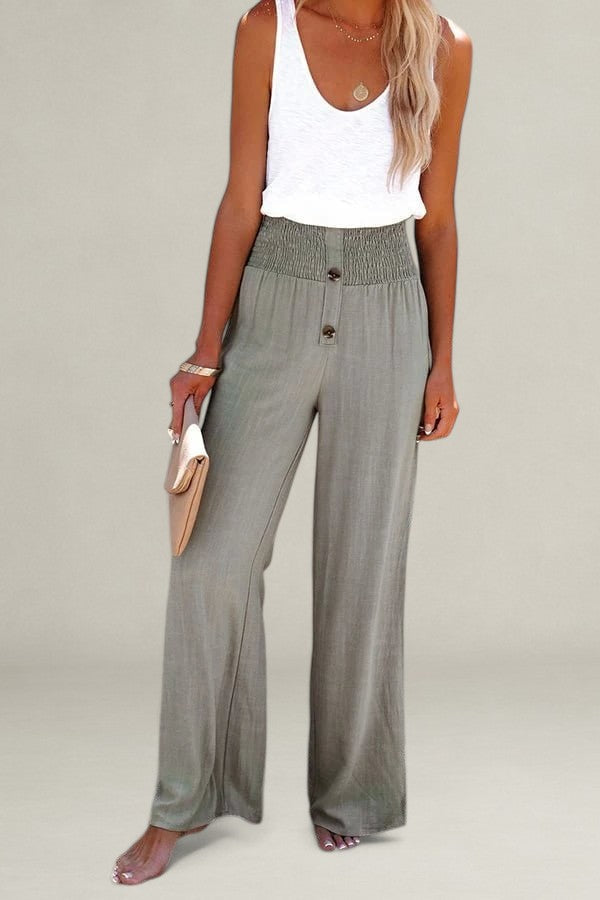 Marrievelle | Relaxed High-Waist Pants