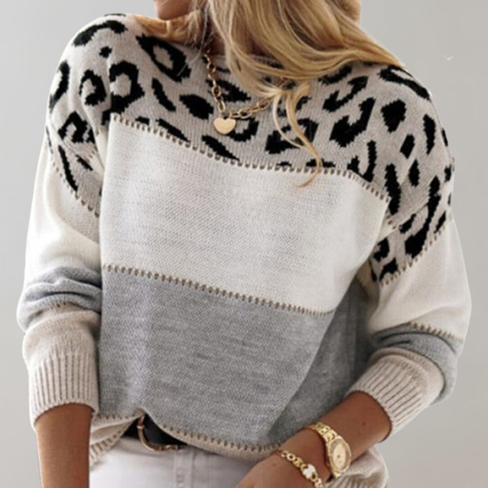 Marrievelle | Leopard Elegance Sweater