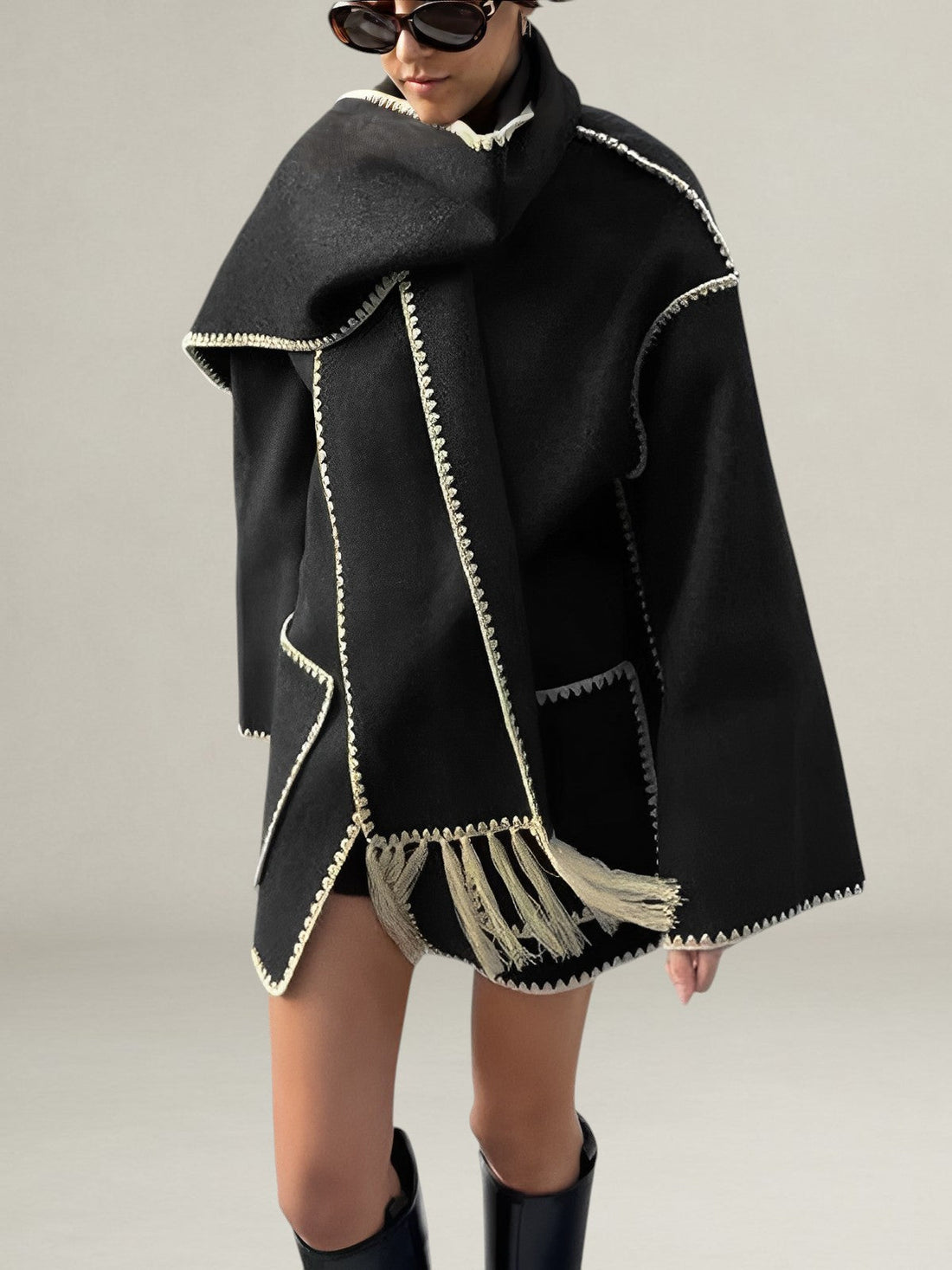 Marrievelle | Scarf Jacket
