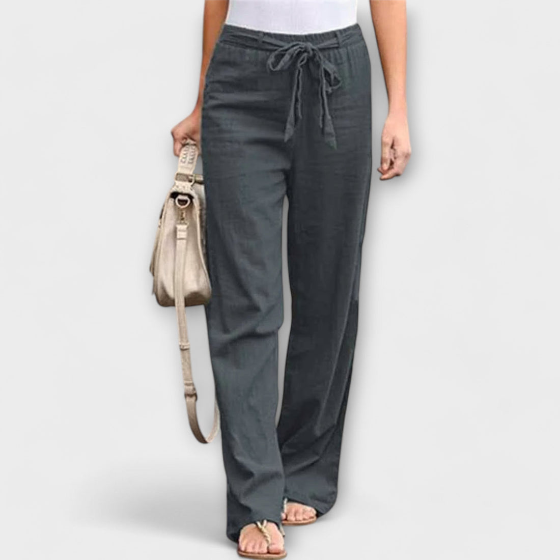 Loreen - Lightweight Linen Trousers