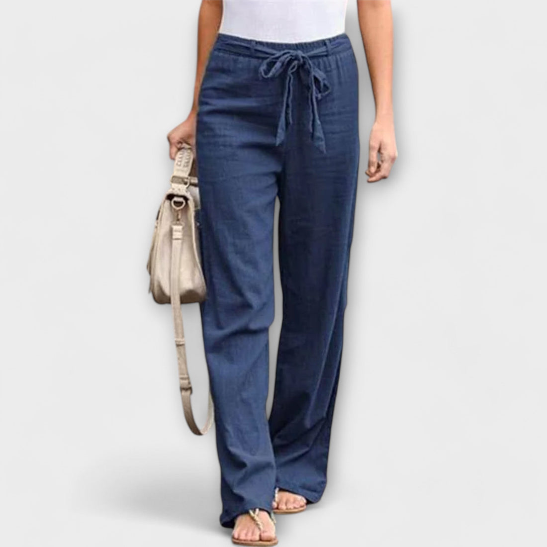 Loreen - Lightweight Linen Trousers