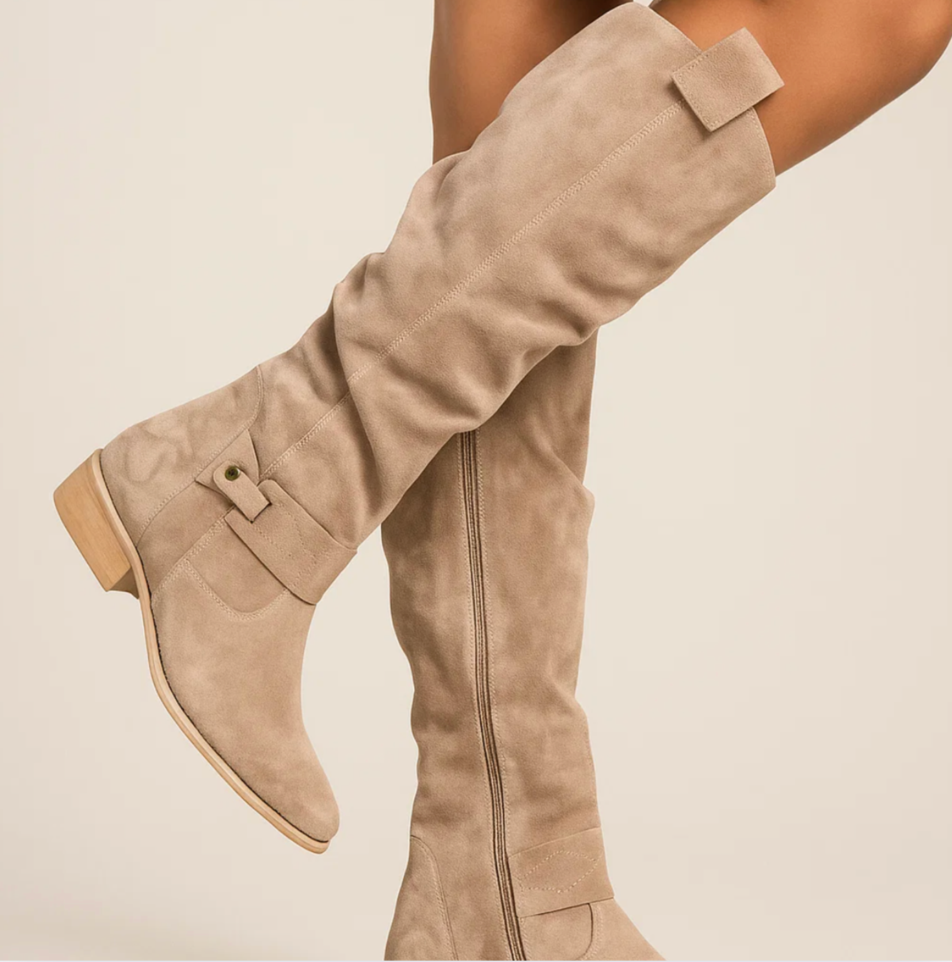 Lumière | Elegant Suede Knee-High Boots