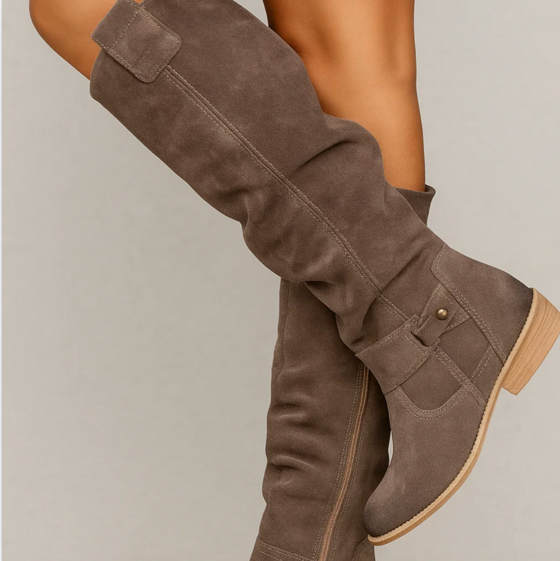 Lumière | Elegant Suede Knee-High Boots