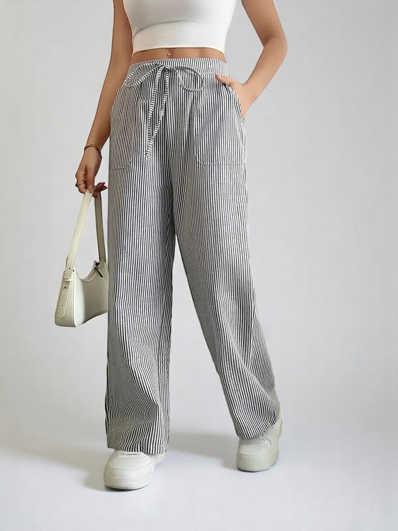 Marrievelle | Elegant Striped Pants