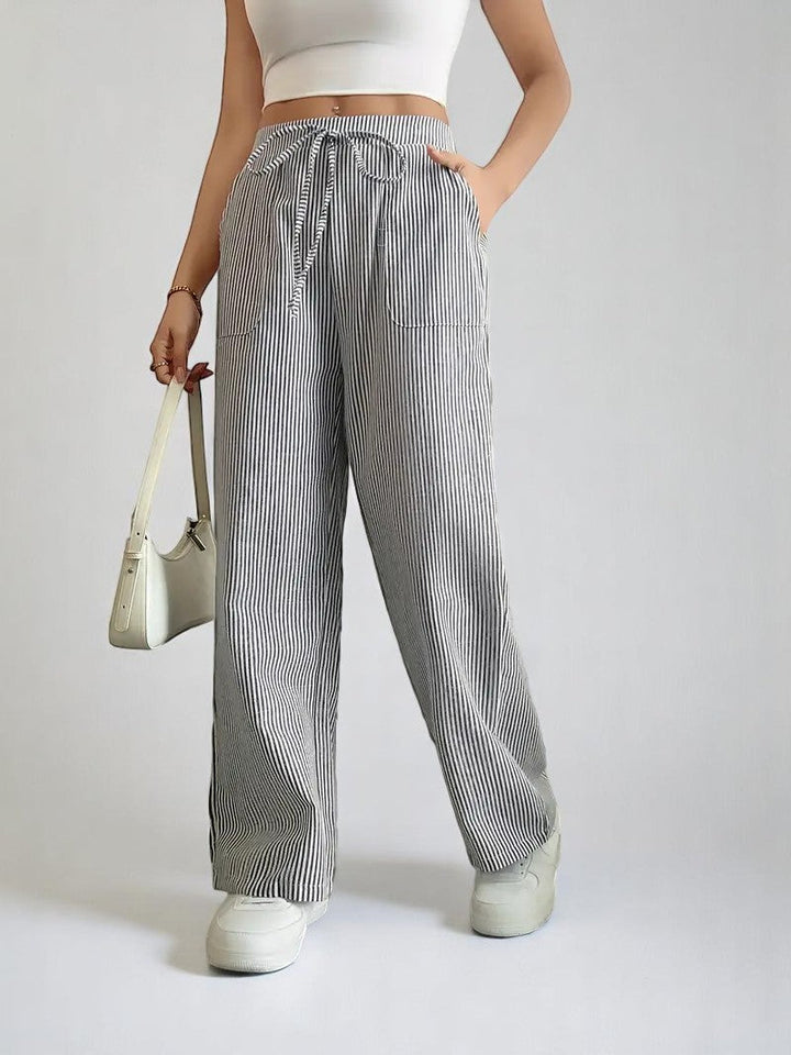 Marrievelle | Elegant Striped Pants