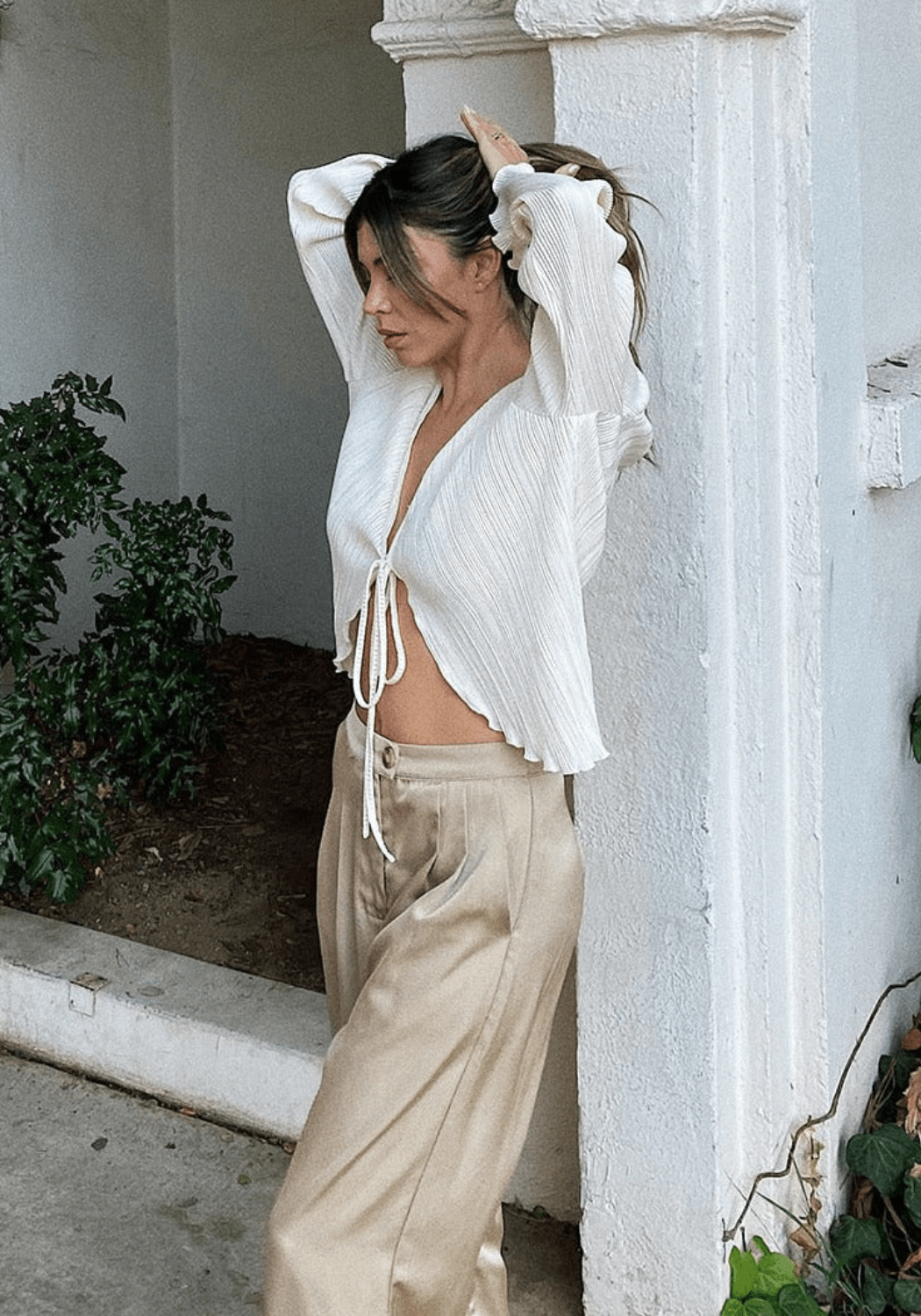Marrievelle | Front-Tie Design Top