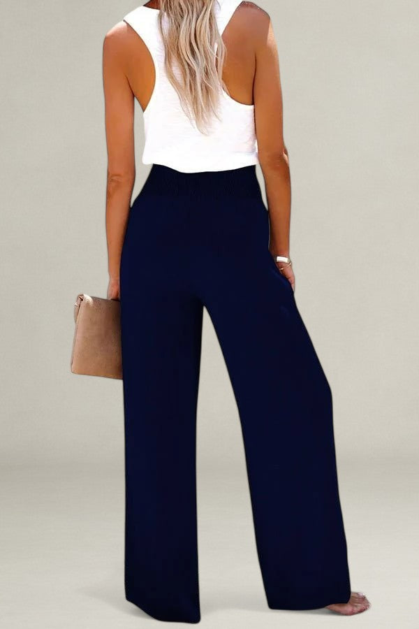 Marrievelle | Relaxed High-Waist Pants