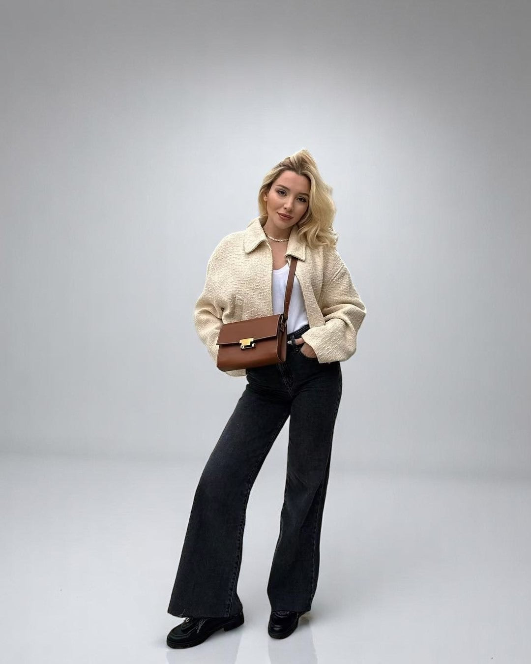 Marrievelle | Elegant Boucle Jacket